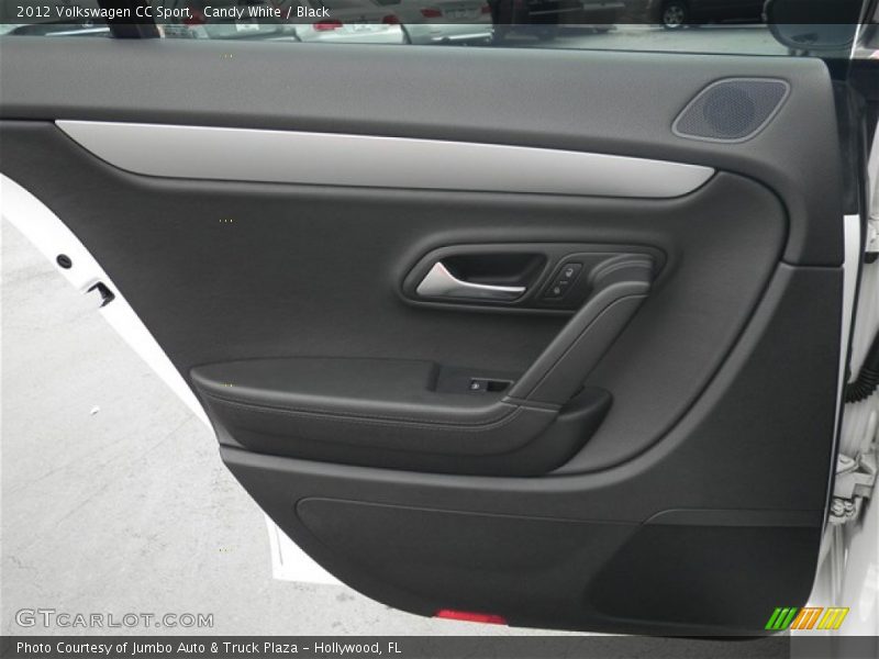 Candy White / Black 2012 Volkswagen CC Sport