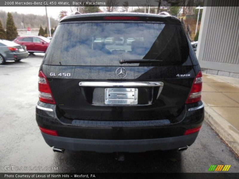 Black / Macadamia 2008 Mercedes-Benz GL 450 4Matic