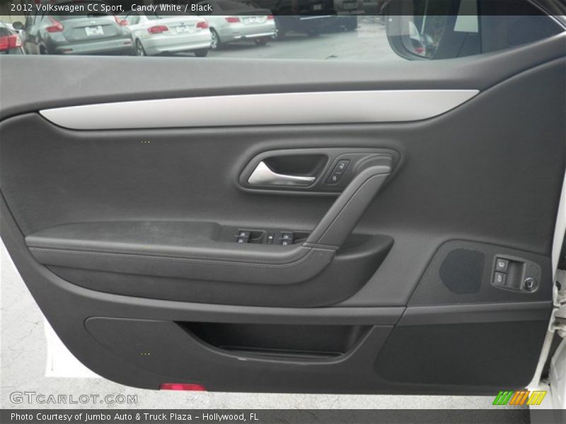 Candy White / Black 2012 Volkswagen CC Sport