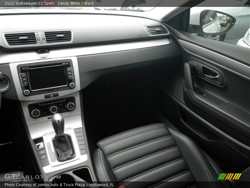 Candy White / Black 2012 Volkswagen CC Sport