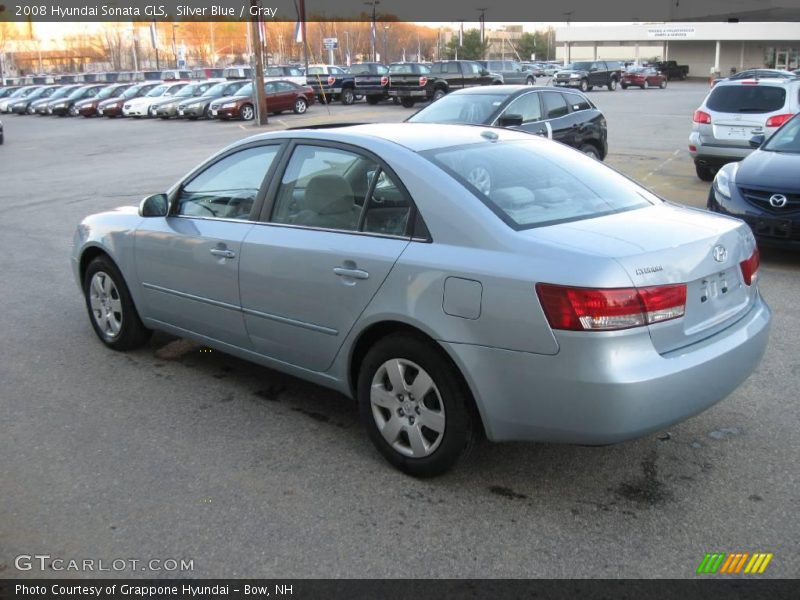 Silver Blue / Gray 2008 Hyundai Sonata GLS