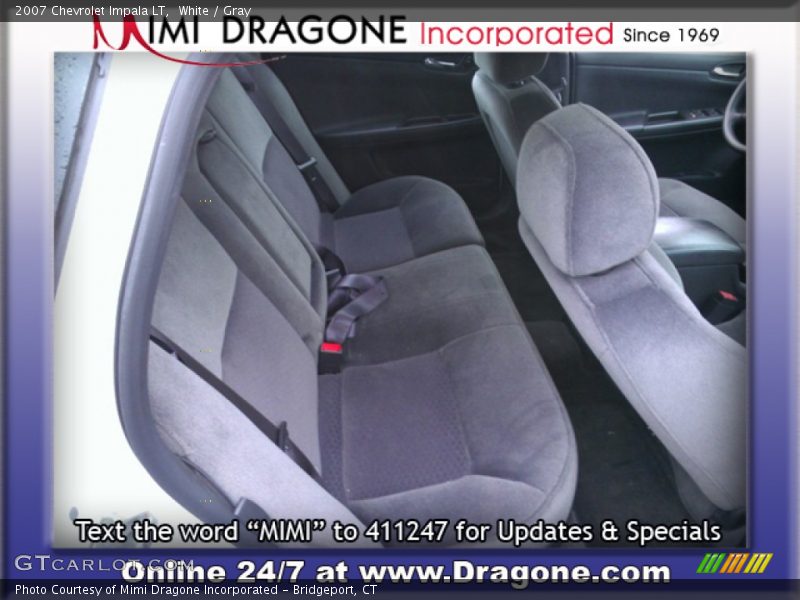 White / Gray 2007 Chevrolet Impala LT