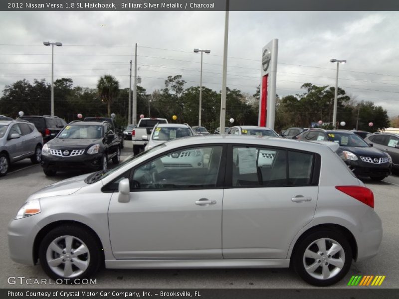  2012 Versa 1.8 SL Hatchback Brilliant Silver Metallic