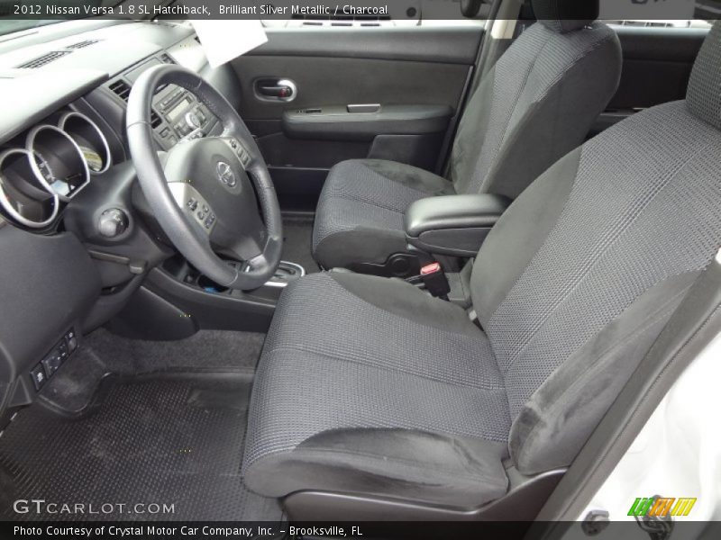 Front Seat of 2012 Versa 1.8 SL Hatchback