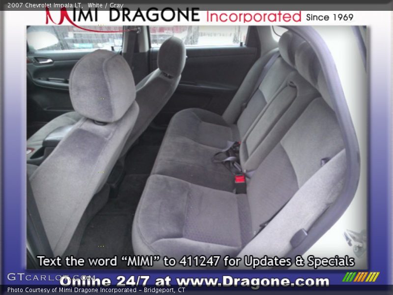 White / Gray 2007 Chevrolet Impala LT