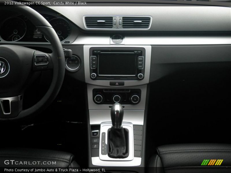Candy White / Black 2012 Volkswagen CC Sport