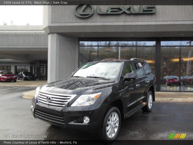 Black Onyx / Dark Gray 2009 Lexus LX 570