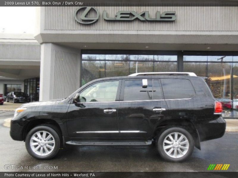Black Onyx / Dark Gray 2009 Lexus LX 570