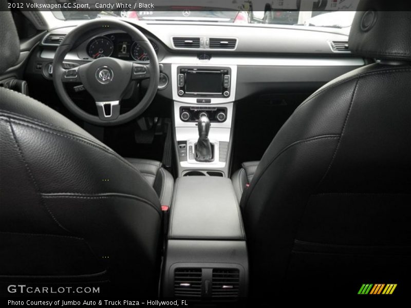 Candy White / Black 2012 Volkswagen CC Sport