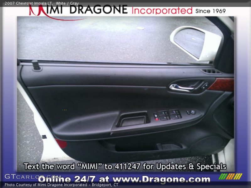 White / Gray 2007 Chevrolet Impala LT