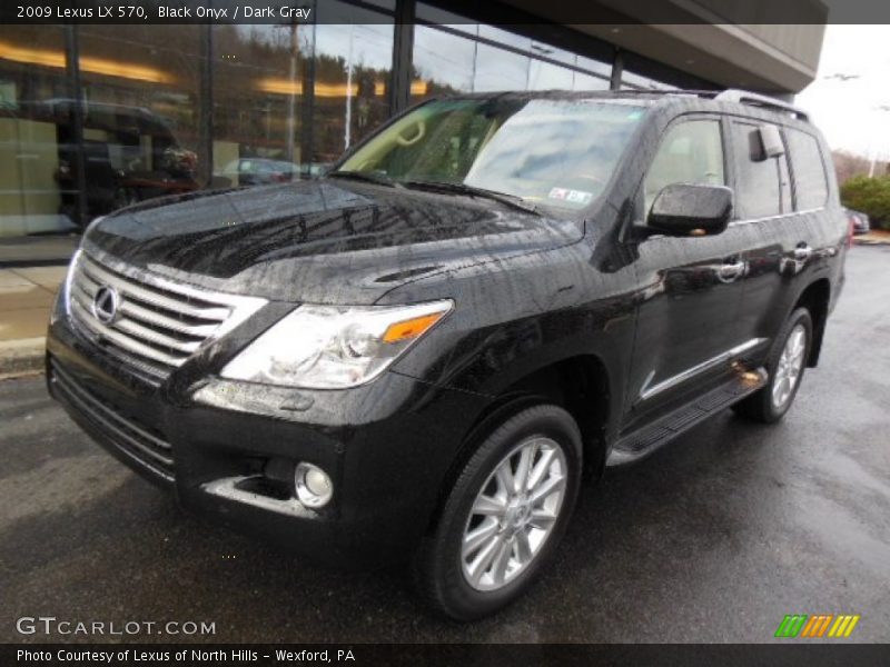 Black Onyx / Dark Gray 2009 Lexus LX 570