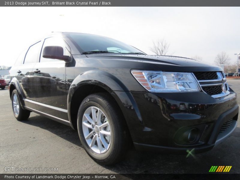 Brilliant Black Crystal Pearl / Black 2013 Dodge Journey SXT