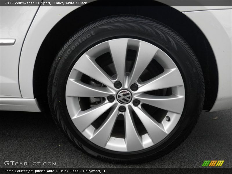 Candy White / Black 2012 Volkswagen CC Sport