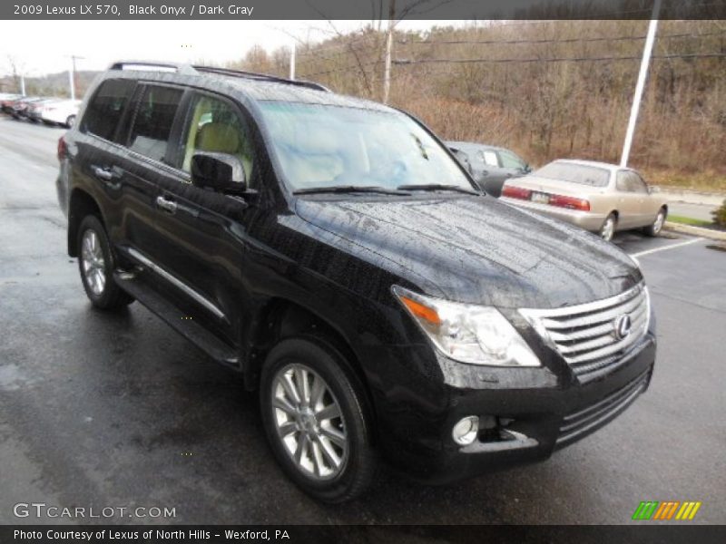 Black Onyx / Dark Gray 2009 Lexus LX 570