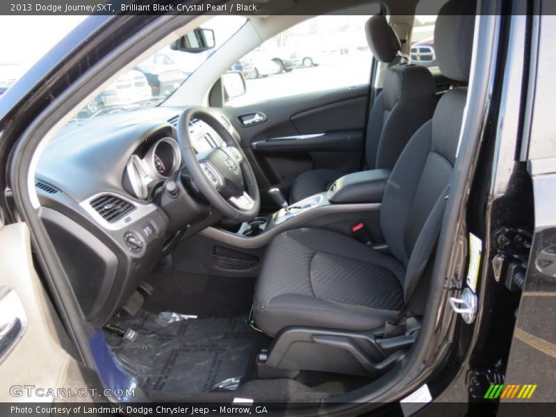 Brilliant Black Crystal Pearl / Black 2013 Dodge Journey SXT