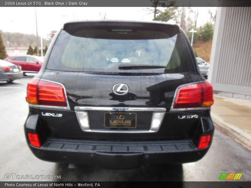 Black Onyx / Dark Gray 2009 Lexus LX 570