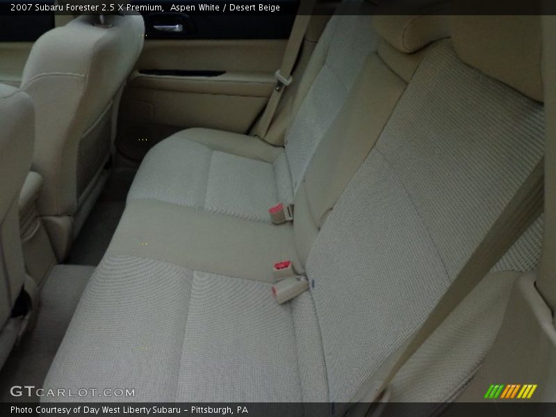 Aspen White / Desert Beige 2007 Subaru Forester 2.5 X Premium