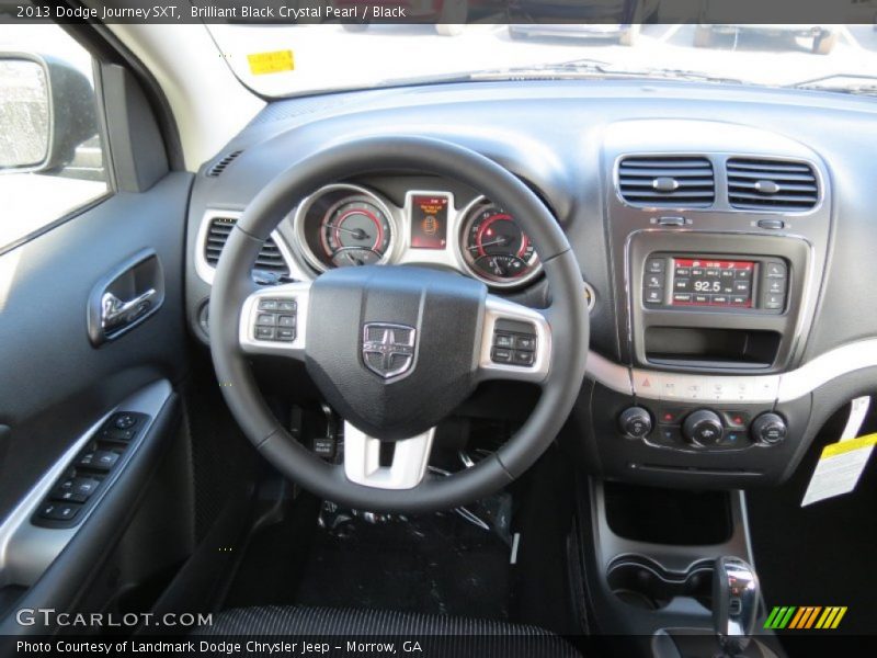 Brilliant Black Crystal Pearl / Black 2013 Dodge Journey SXT