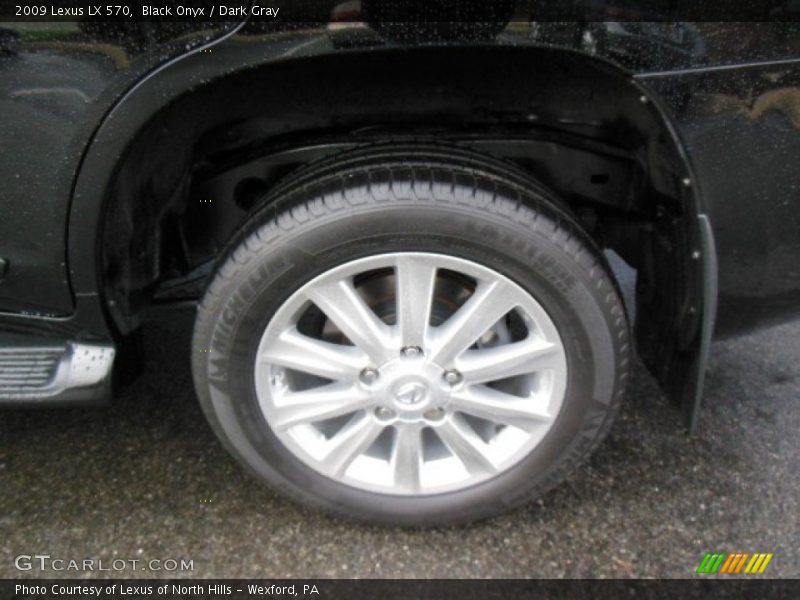 Black Onyx / Dark Gray 2009 Lexus LX 570