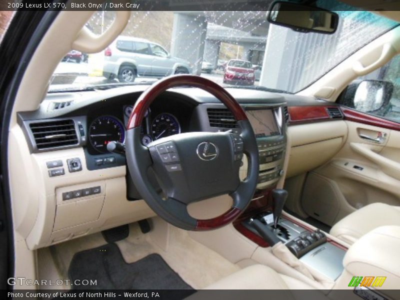 Black Onyx / Dark Gray 2009 Lexus LX 570