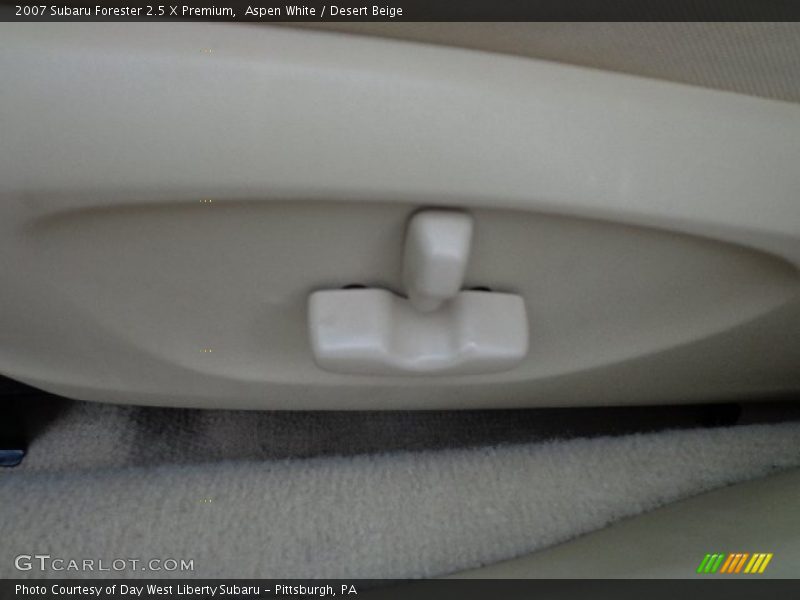 Aspen White / Desert Beige 2007 Subaru Forester 2.5 X Premium