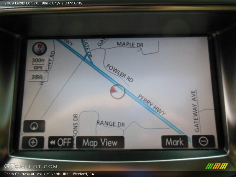 Black Onyx / Dark Gray 2009 Lexus LX 570