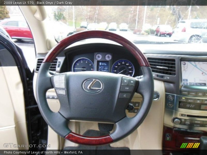 Black Onyx / Dark Gray 2009 Lexus LX 570