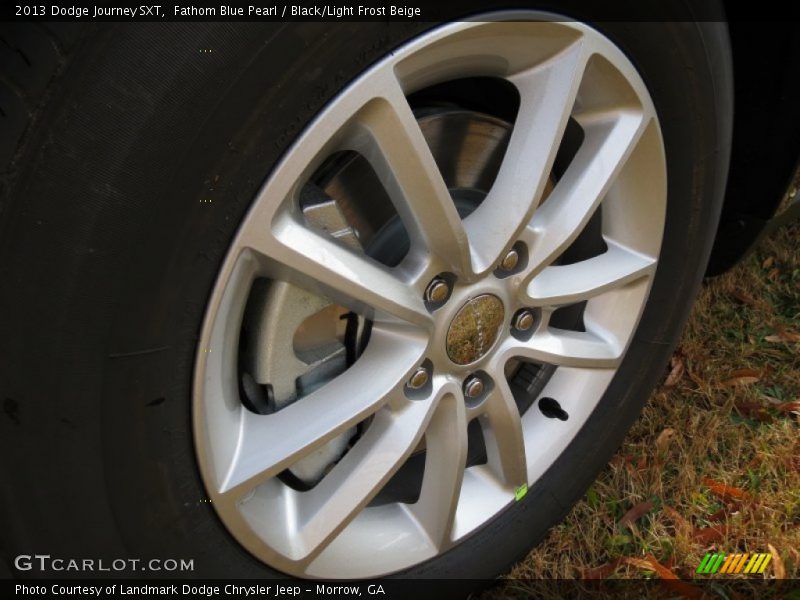 Fathom Blue Pearl / Black/Light Frost Beige 2013 Dodge Journey SXT