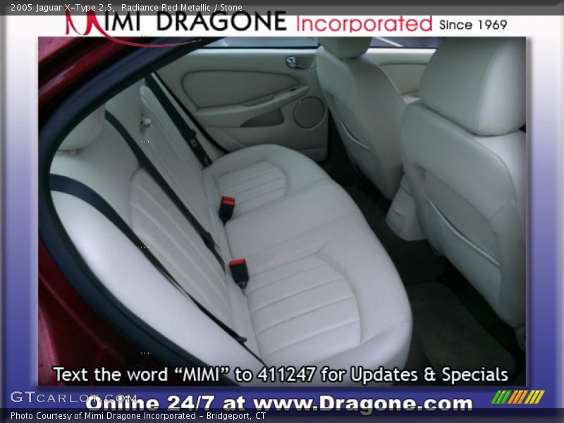 Radiance Red Metallic / Stone 2005 Jaguar X-Type 2.5