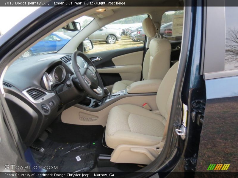 Fathom Blue Pearl / Black/Light Frost Beige 2013 Dodge Journey SXT
