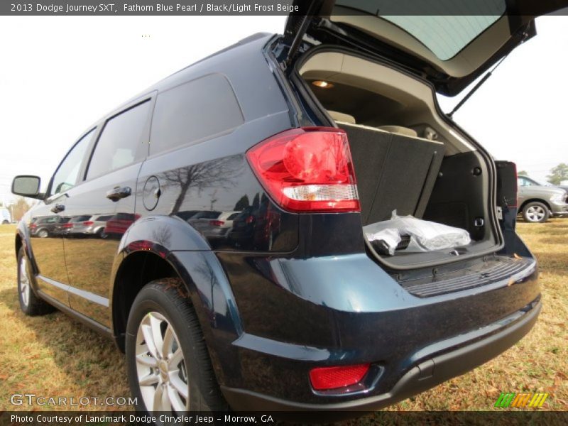 Fathom Blue Pearl / Black/Light Frost Beige 2013 Dodge Journey SXT