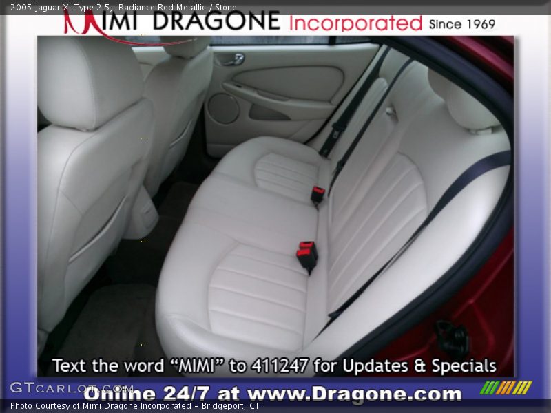 Radiance Red Metallic / Stone 2005 Jaguar X-Type 2.5