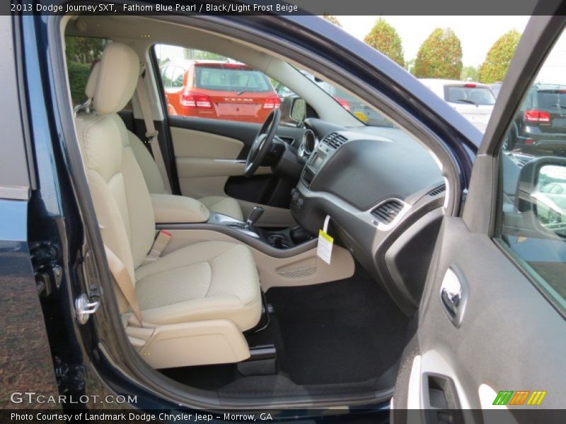 Fathom Blue Pearl / Black/Light Frost Beige 2013 Dodge Journey SXT