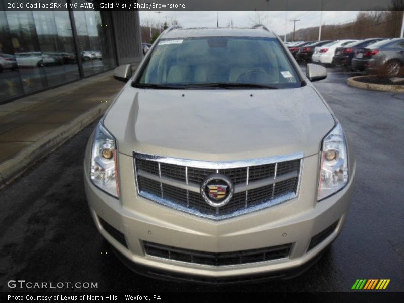 Gold Mist / Shale/Brownstone 2010 Cadillac SRX 4 V6 AWD