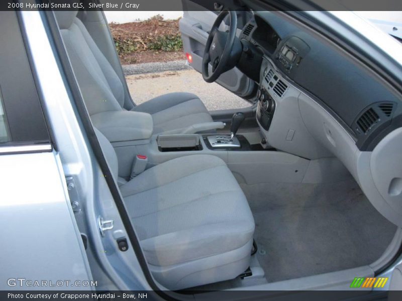 Silver Blue / Gray 2008 Hyundai Sonata GLS