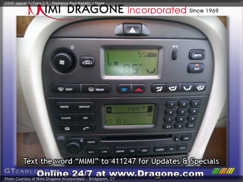Radiance Red Metallic / Stone 2005 Jaguar X-Type 2.5