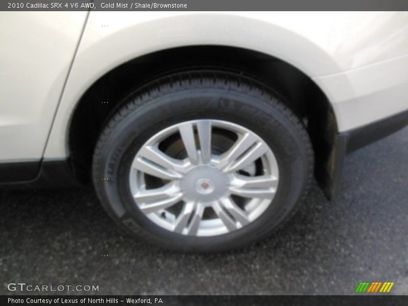 Gold Mist / Shale/Brownstone 2010 Cadillac SRX 4 V6 AWD