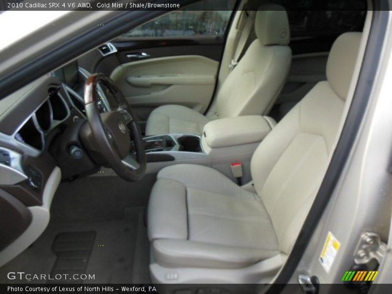 Gold Mist / Shale/Brownstone 2010 Cadillac SRX 4 V6 AWD