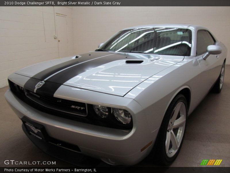 Bright Silver Metallic / Dark Slate Gray 2010 Dodge Challenger SRT8