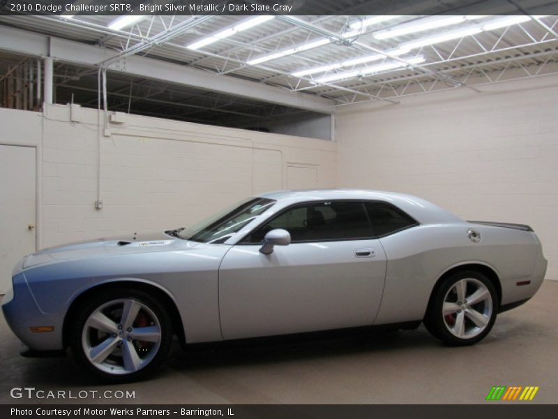 Bright Silver Metallic / Dark Slate Gray 2010 Dodge Challenger SRT8