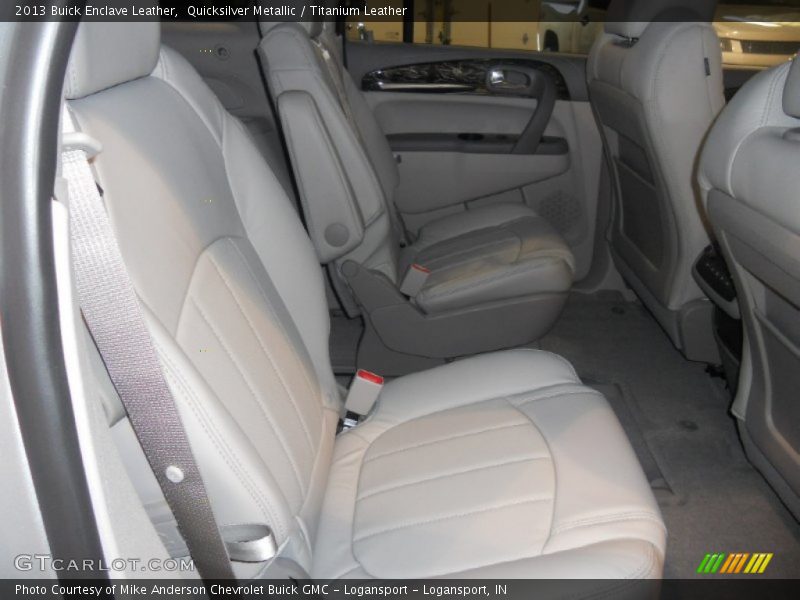 Quicksilver Metallic / Titanium Leather 2013 Buick Enclave Leather