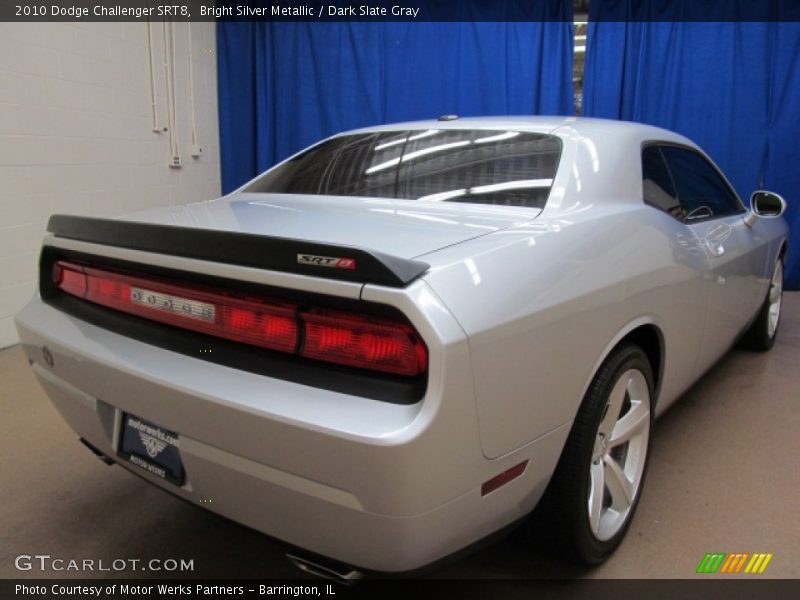 Bright Silver Metallic / Dark Slate Gray 2010 Dodge Challenger SRT8