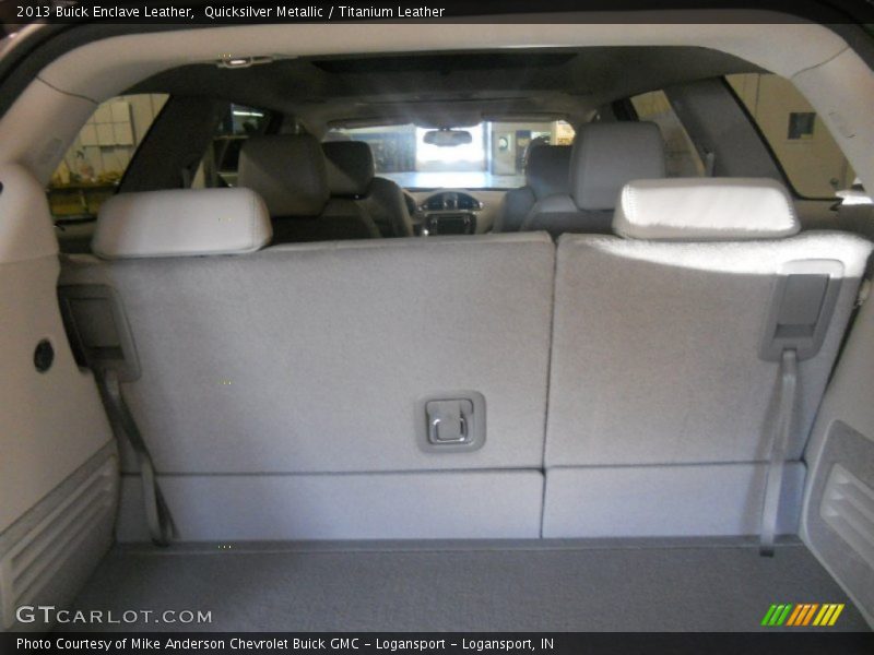 Quicksilver Metallic / Titanium Leather 2013 Buick Enclave Leather