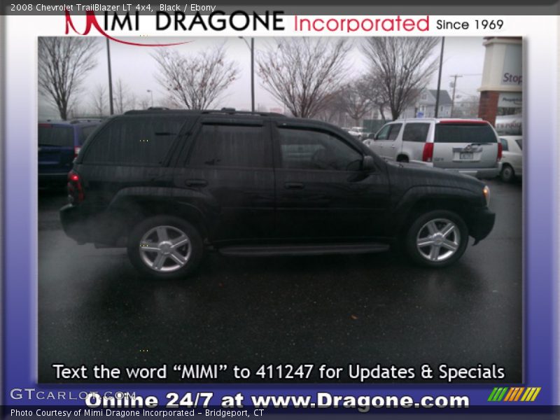 Black / Ebony 2008 Chevrolet TrailBlazer LT 4x4