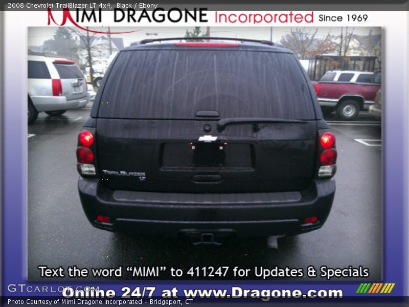 Black / Ebony 2008 Chevrolet TrailBlazer LT 4x4