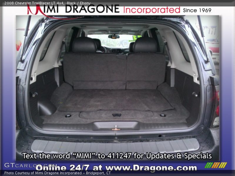 Black / Ebony 2008 Chevrolet TrailBlazer LT 4x4