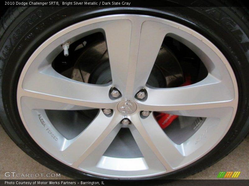 Bright Silver Metallic / Dark Slate Gray 2010 Dodge Challenger SRT8