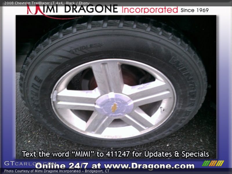 Black / Ebony 2008 Chevrolet TrailBlazer LT 4x4