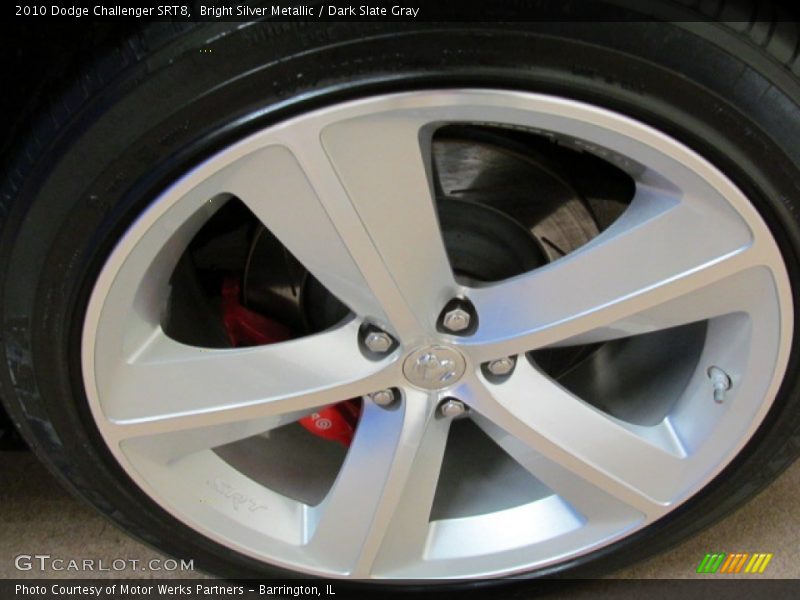 Bright Silver Metallic / Dark Slate Gray 2010 Dodge Challenger SRT8