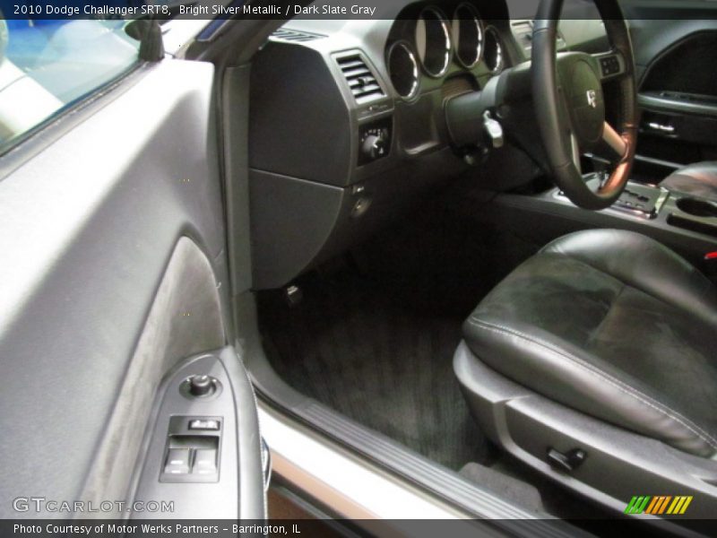 Bright Silver Metallic / Dark Slate Gray 2010 Dodge Challenger SRT8